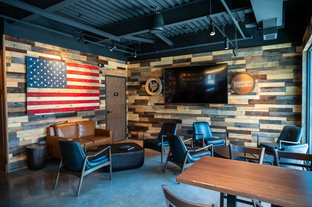 Bourbon Room event space in Gainesville Georgia