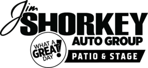 Jim Shorkey Auto Group Patio & Stage Logo