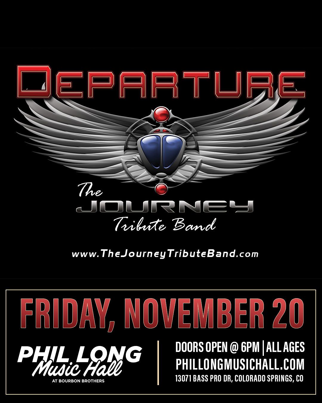 DEPARTURE - Journey Tribute - Bourbon Brothers Smokehouse & Tavern